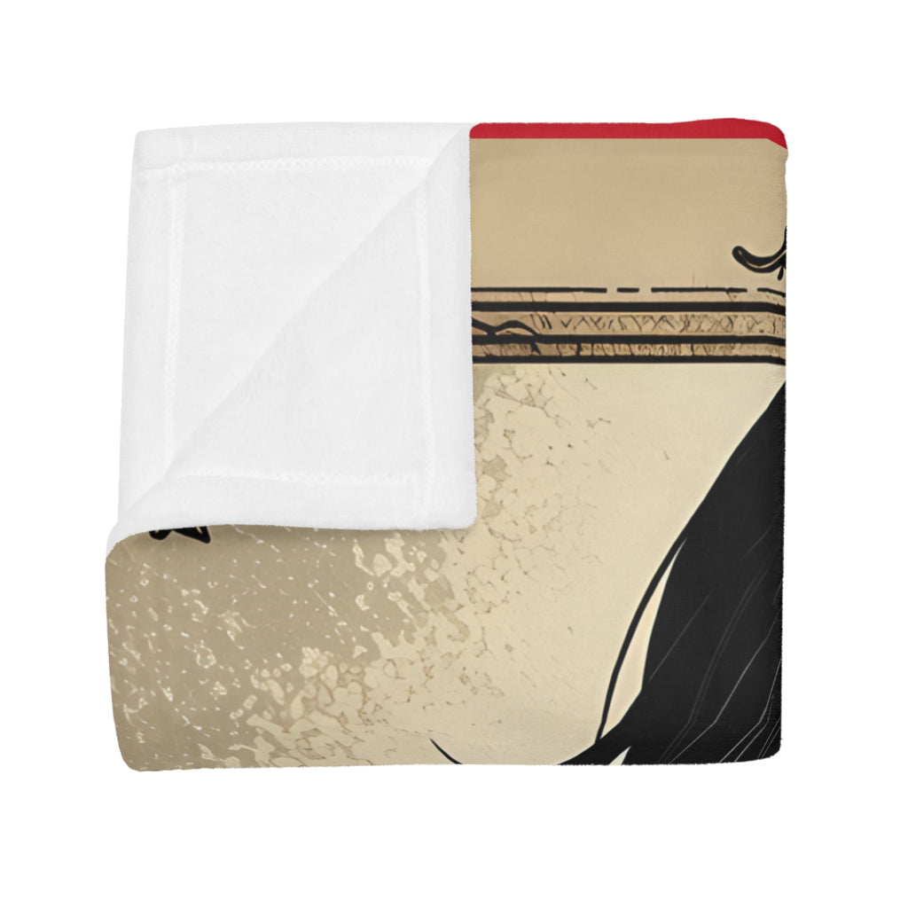 Vampire Graphic Plush Fleece Blanket | Cozy Throw, Unique Home Decor, Gift for Birthdays, Cuddly Comfort, Halloween decor