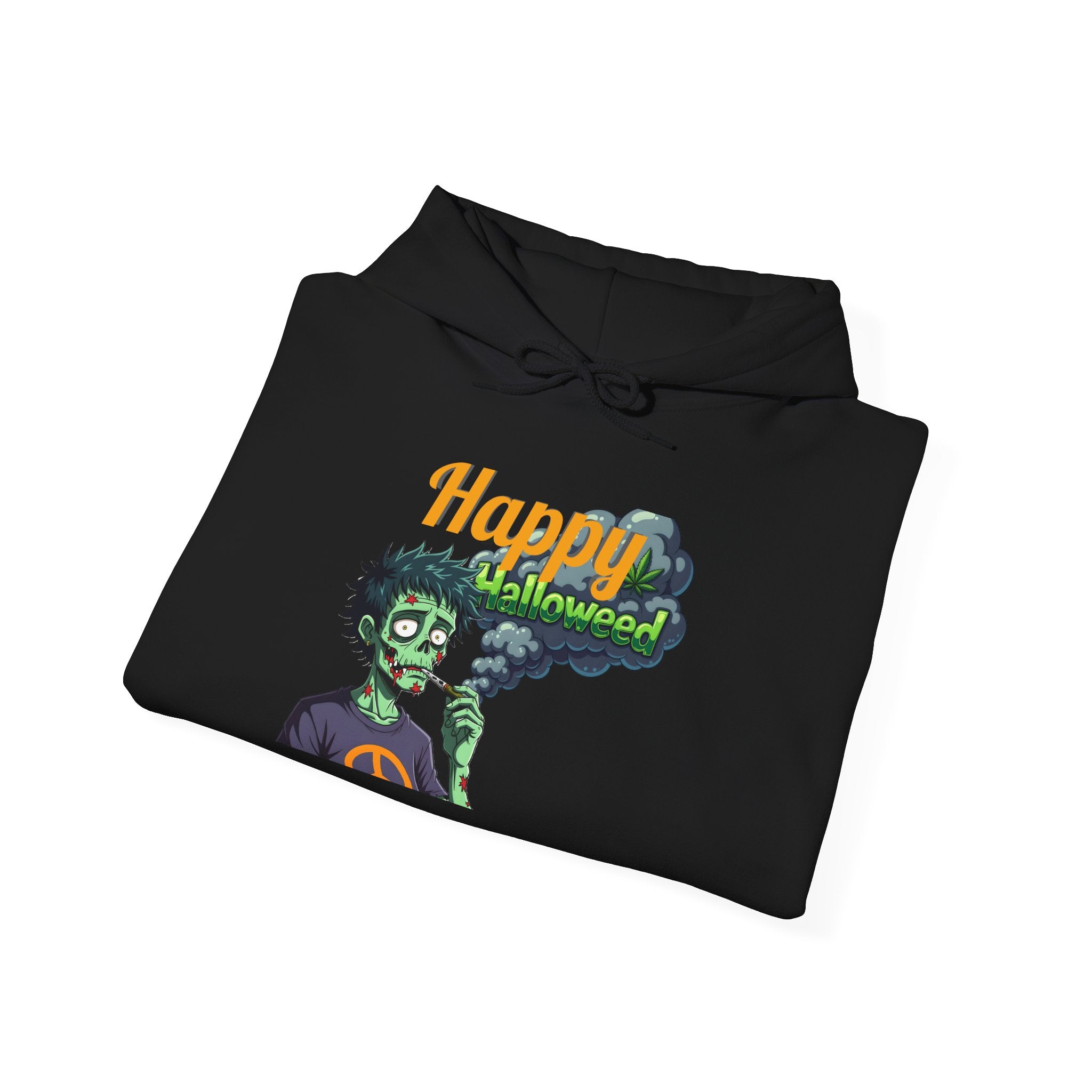 Hooded Sweatshirt - Stoner Zombie Design