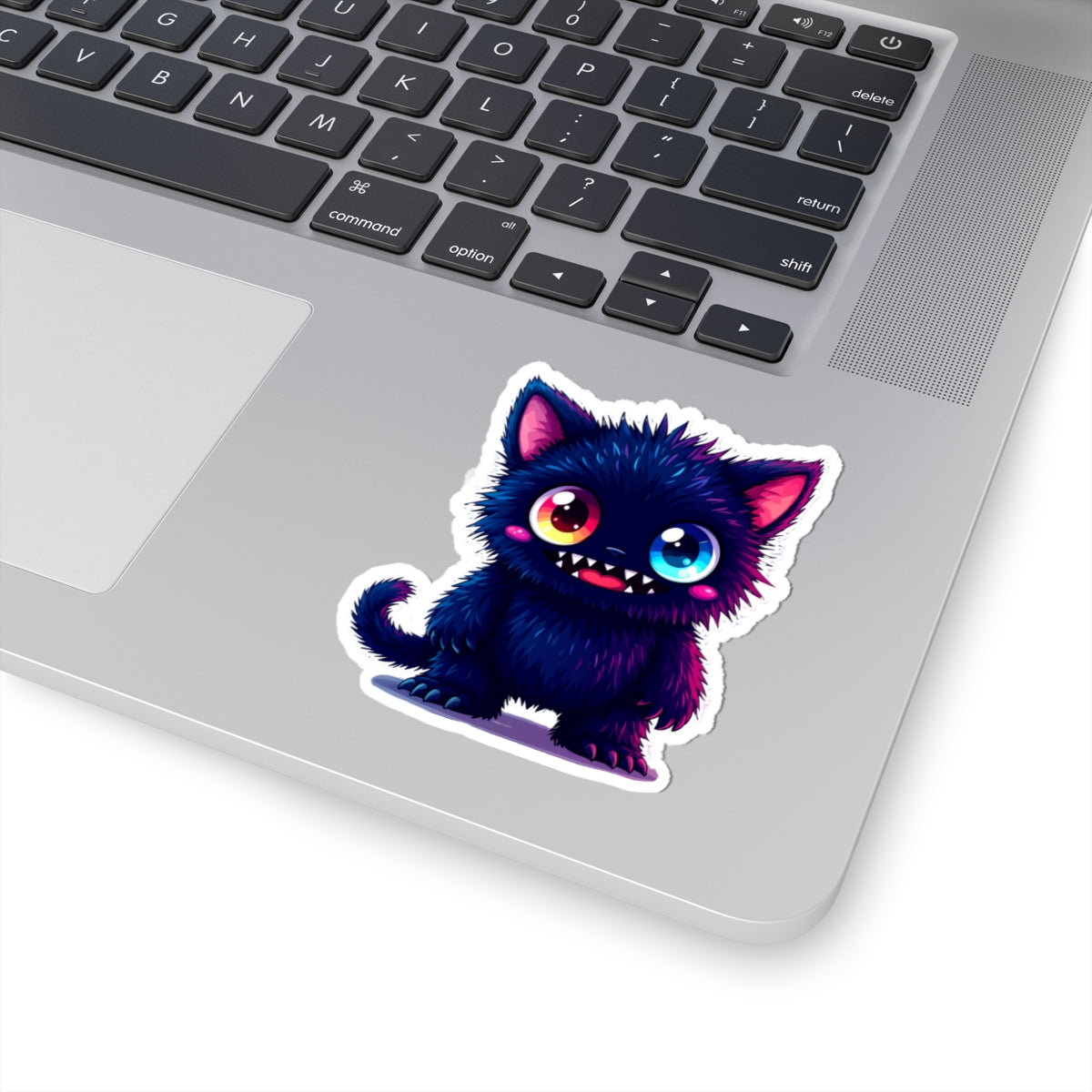 Adorable Cat Monster Stickers - Cute Laptop Decals, Kawaii Decor, Gifts for Kids & Cat Lovers, Perfect for Parties & Scrapbooking