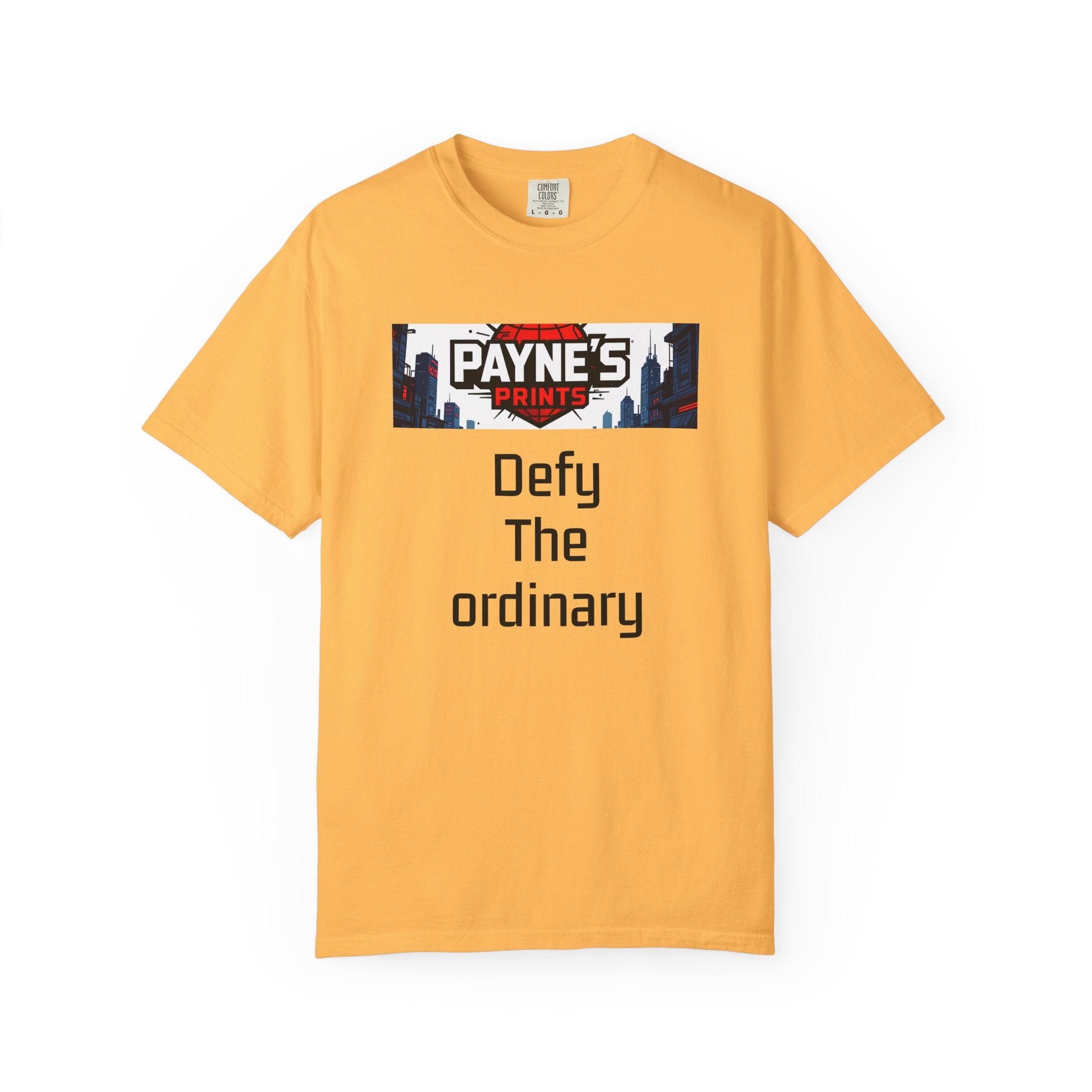 Garment-Dyed T-shirt with Payne's Prints Logo