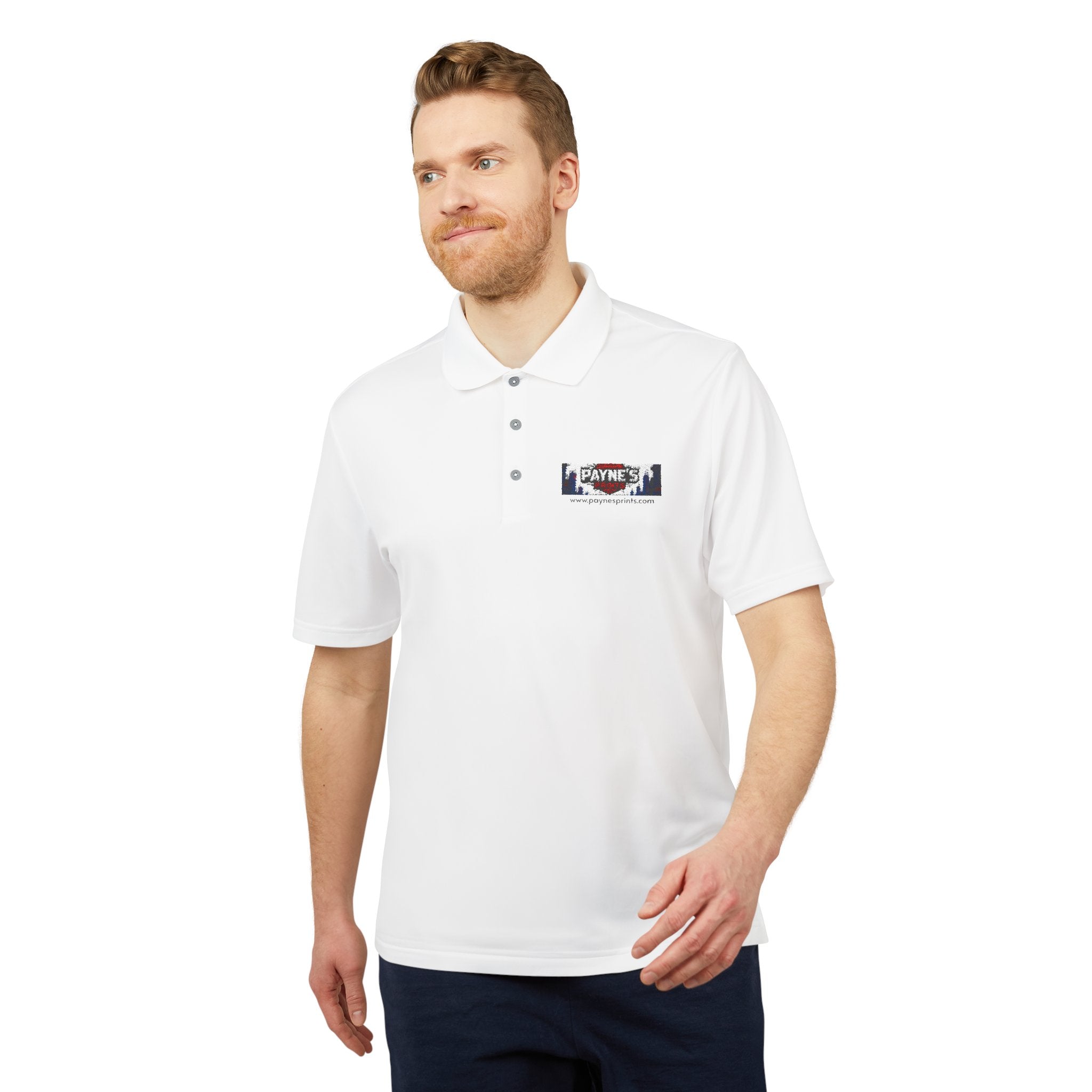 Branded Payne's Prints adidas Unisex Performance Polo Shirt, Athletic Wear, Sports Polo, Casual Tee, Gift for Sports Lovers, Summer Essentials