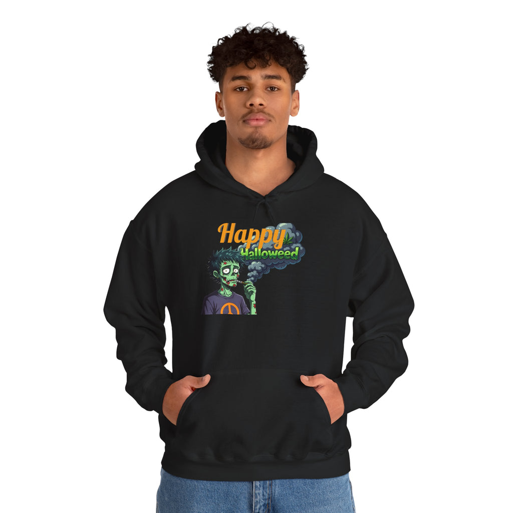 Hooded Sweatshirt - Stoner Zombie Design