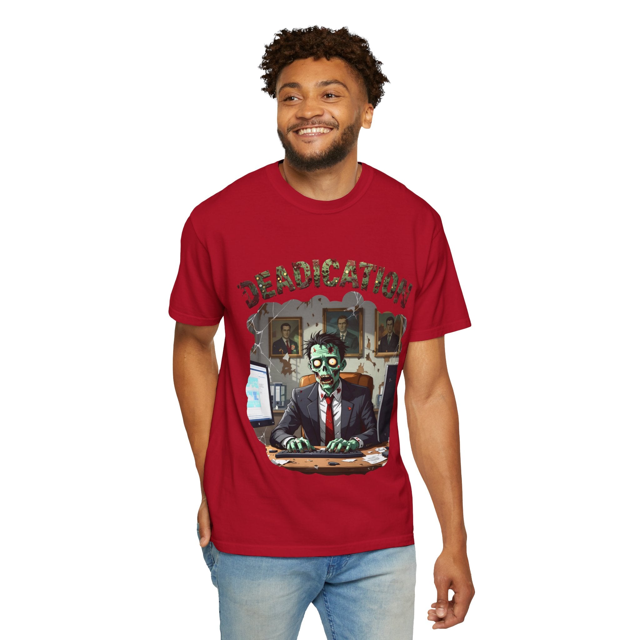 Zombie Typing Deadicated Unisex T-shirt