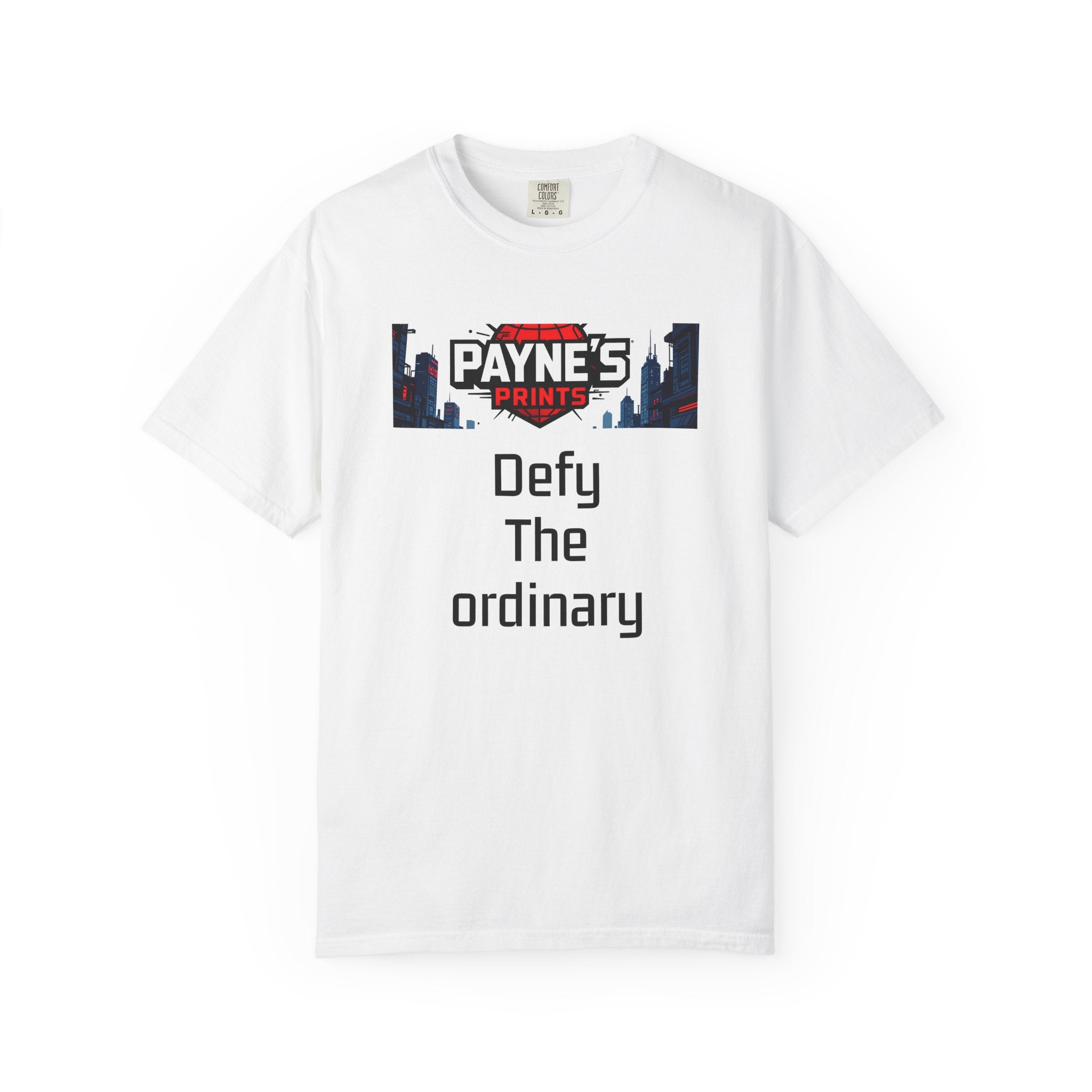 Garment-Dyed T-shirt with Payne's Prints Logo