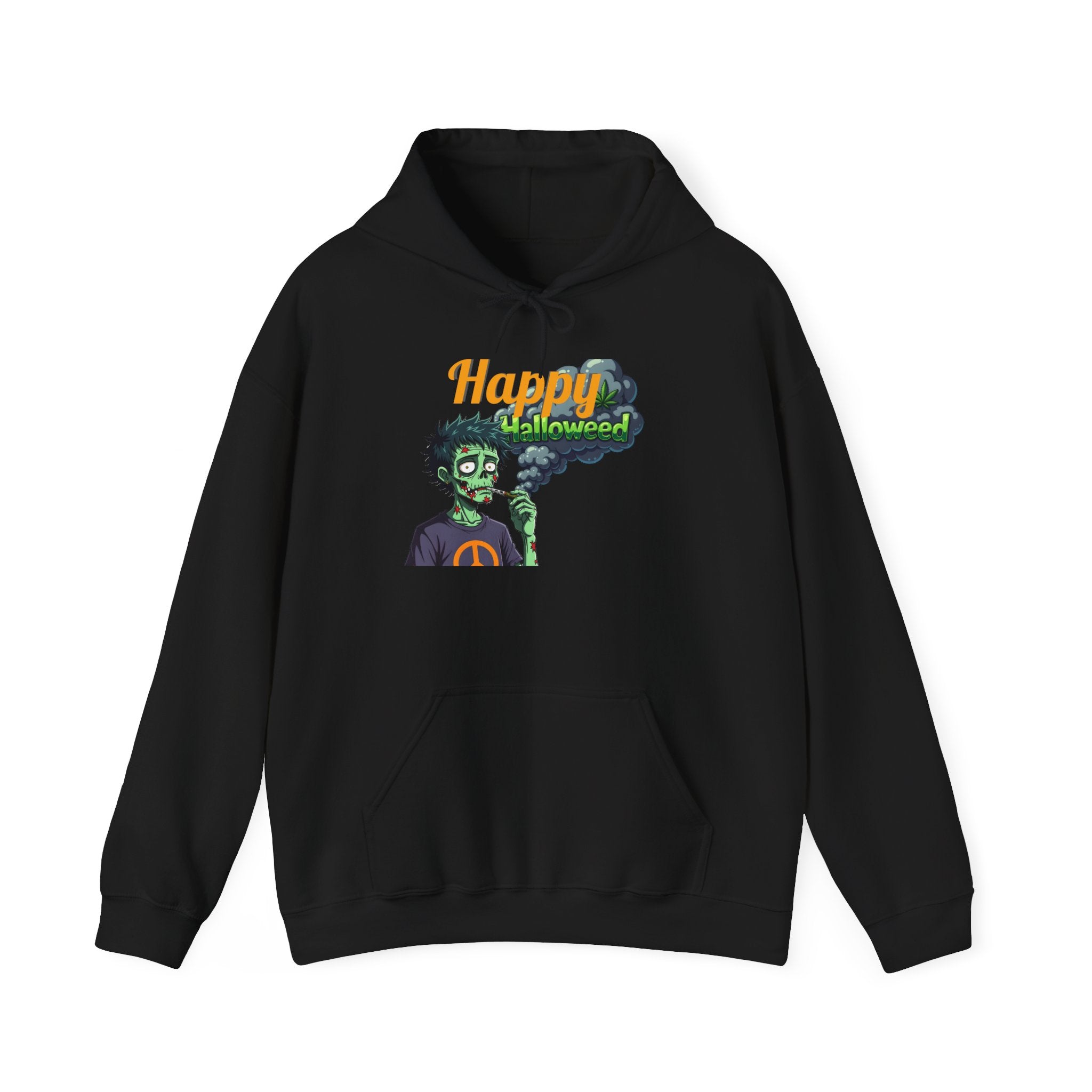 Hooded Sweatshirt - Stoner Zombie Design