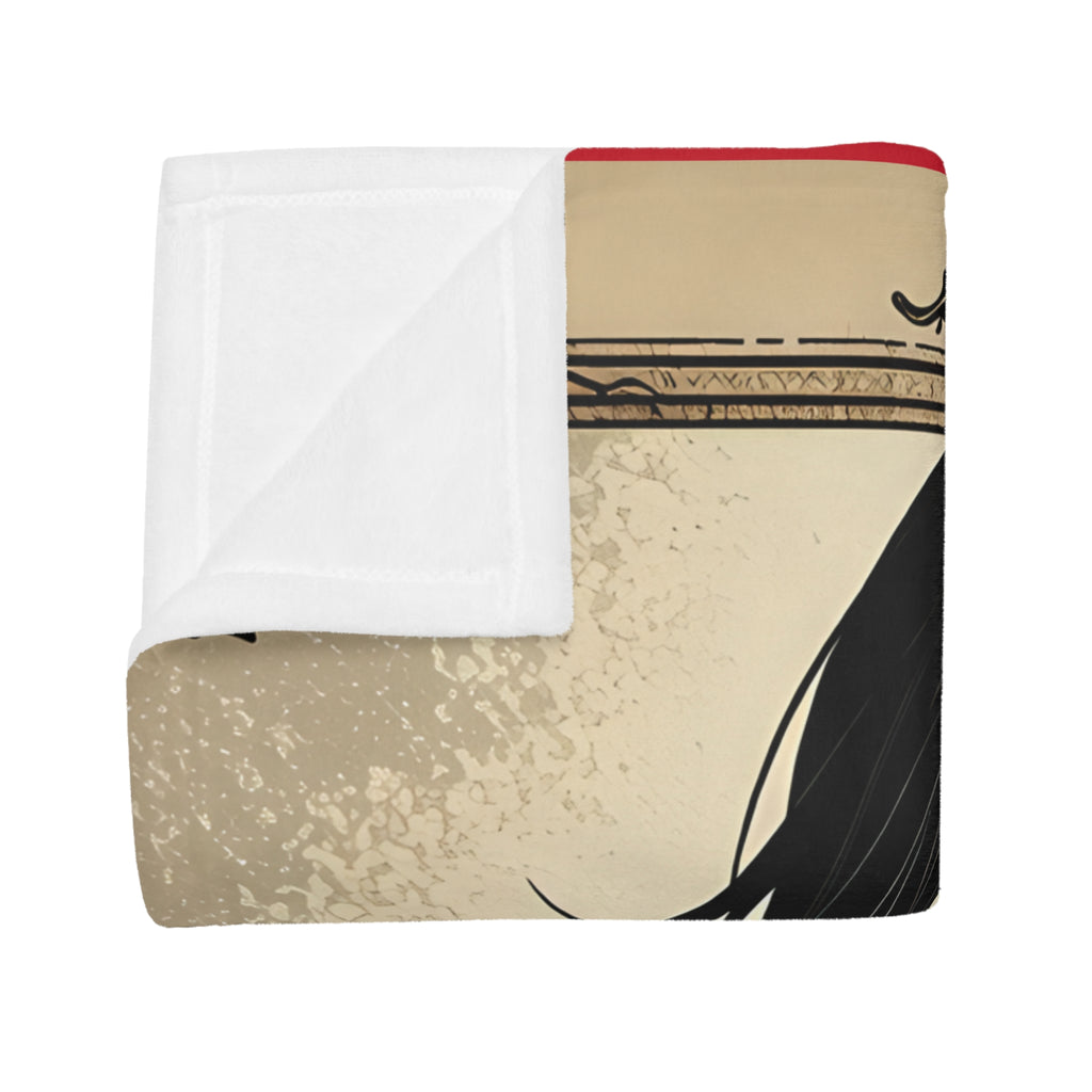 Vampire Graphic Plush Fleece Blanket | Cozy Throw, Unique Home Decor, Gift for Birthdays, Cuddly Comfort, Halloween decor