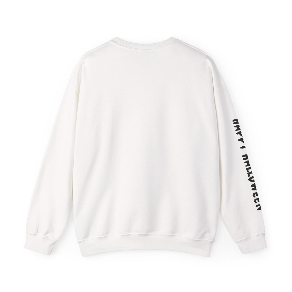 Halloween Pumpkin Crewneck Sweatshirt, Cozy Fall Apparel, Halloween Gift, Unisex Sweater, Spooky Season Wear, Pumpkin Decor